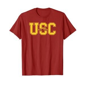 Usc Block Logo 1880 Gold TShirt